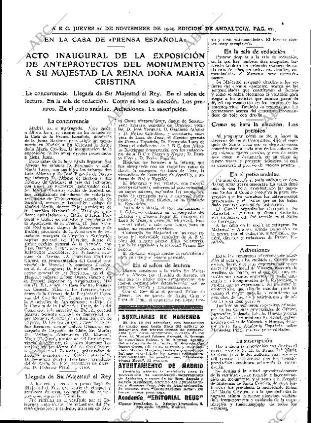 ABC SEVILLA 21-11-1929 página 17