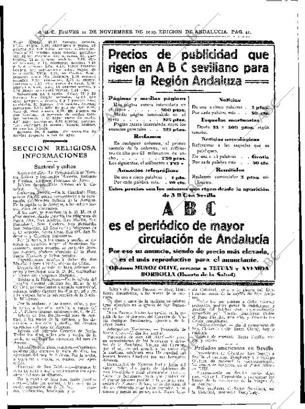 ABC SEVILLA 21-11-1929 página 41