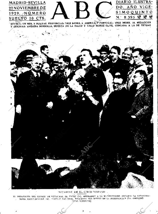 ABC SEVILLA 22-11-1929 página 1