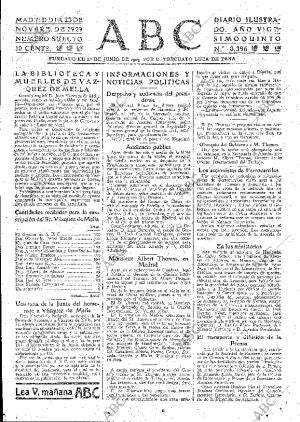 ABC MADRID 23-11-1929 página 15