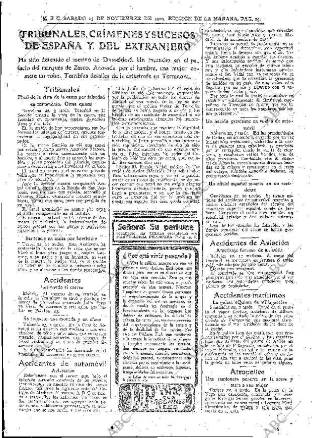 ABC MADRID 23-11-1929 página 29