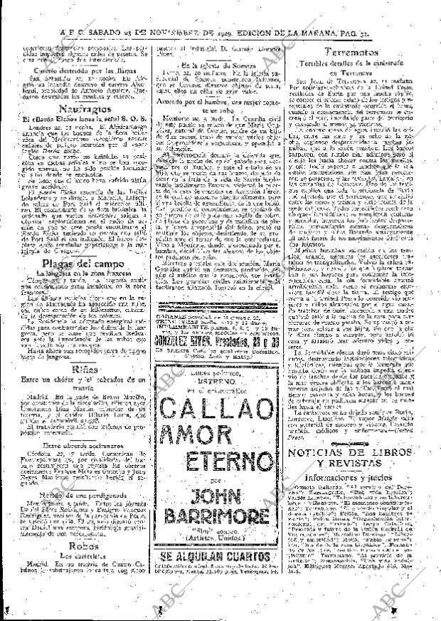 ABC MADRID 23-11-1929 página 31