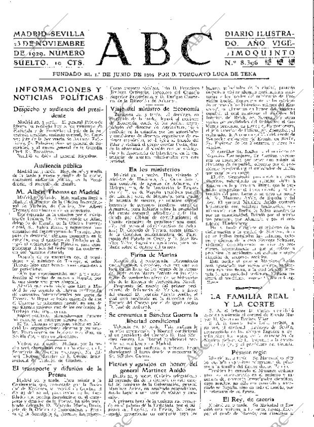 ABC SEVILLA 23-11-1929 página 15