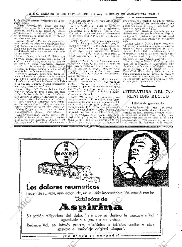 ABC SEVILLA 23-11-1929 página 6