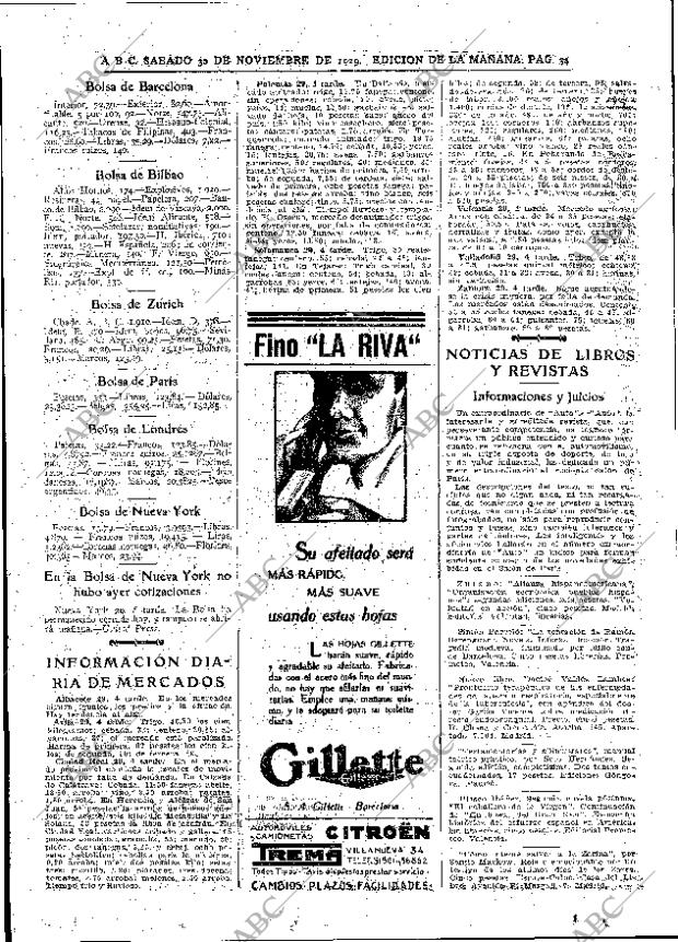 ABC MADRID 30-11-1929 página 34
