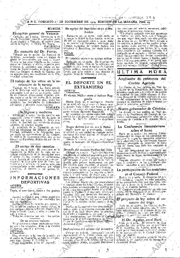 ABC MADRID 01-12-1929 página 45