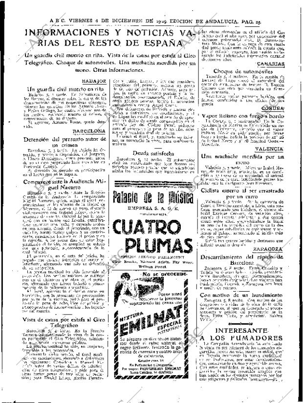 ABC SEVILLA 06-12-1929 página 25