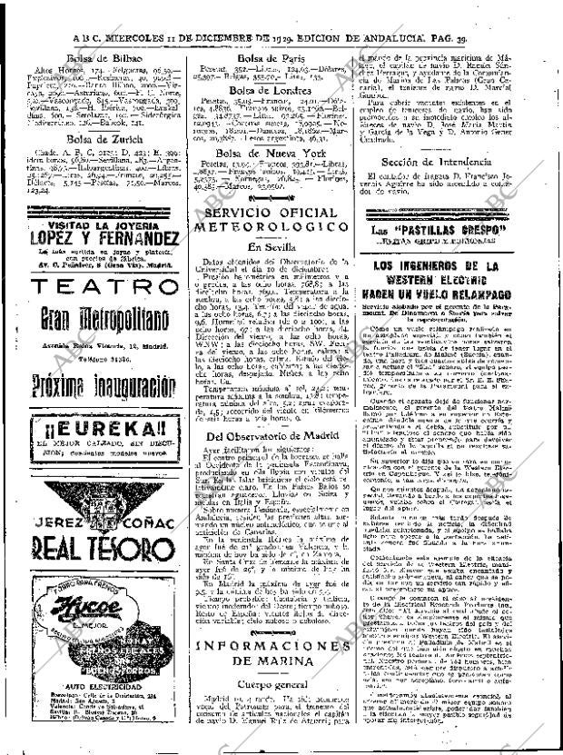 ABC SEVILLA 11-12-1929 página 39