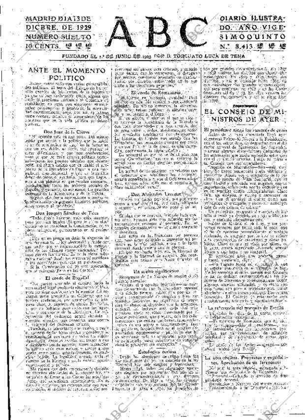 ABC MADRID 13-12-1929 página 15