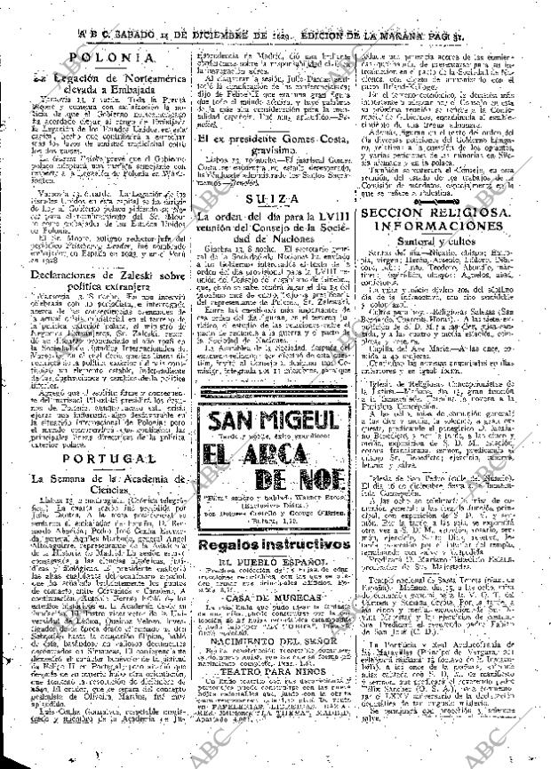 ABC MADRID 14-12-1929 página 31