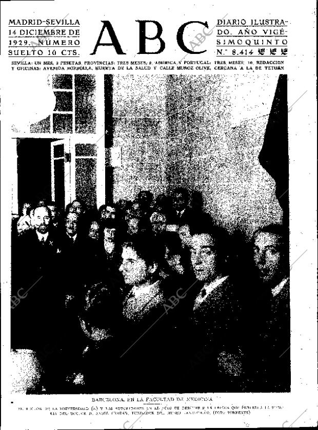 ABC SEVILLA 14-12-1929 página 1