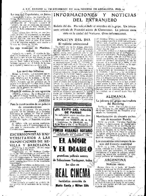 ABC SEVILLA 14-12-1929 página 25