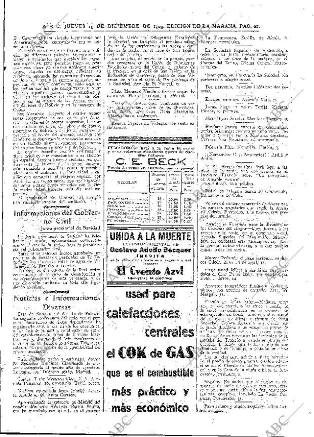 ABC MADRID 19-12-1929 página 21
