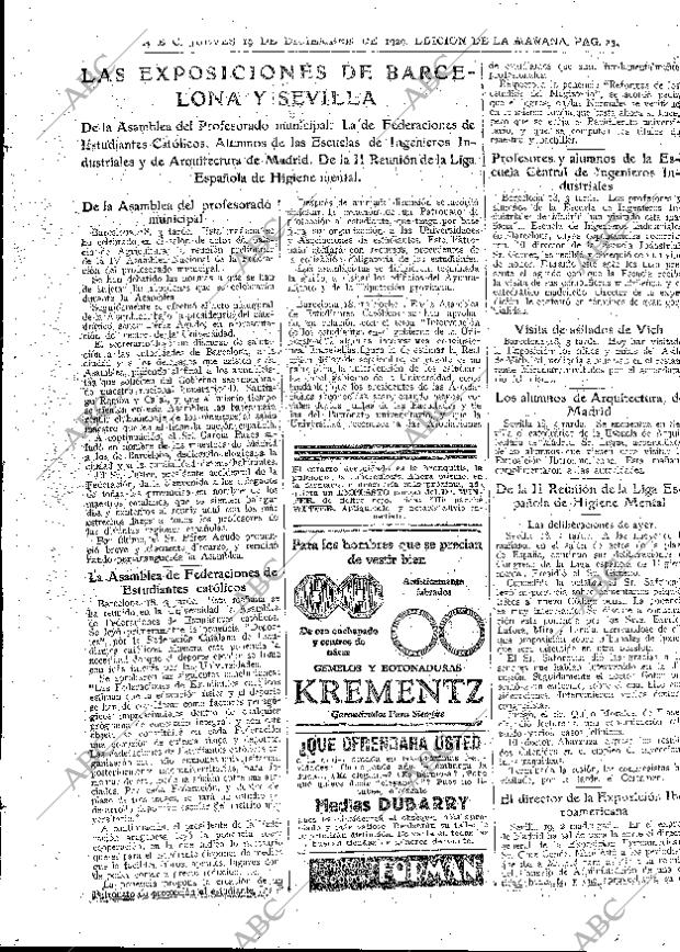 ABC MADRID 19-12-1929 página 23