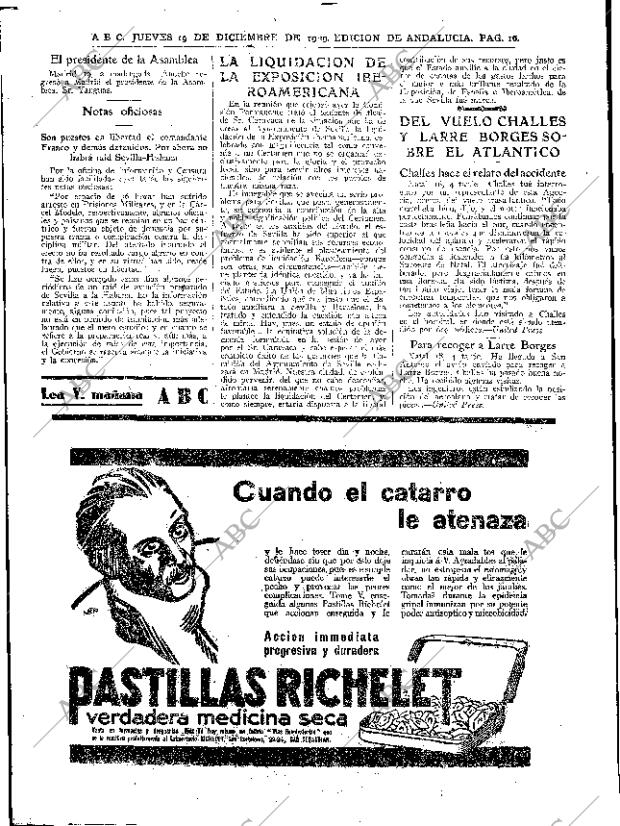 ABC SEVILLA 19-12-1929 página 16