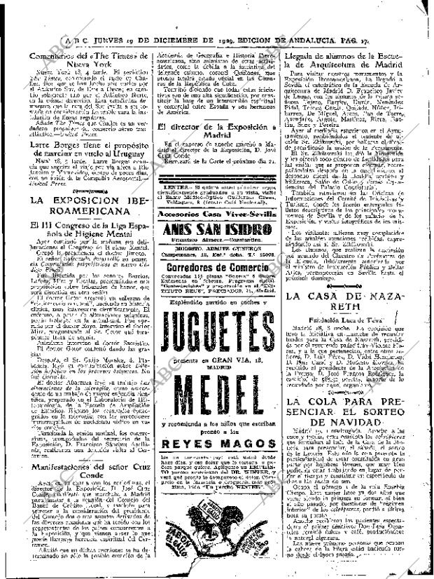 ABC SEVILLA 19-12-1929 página 17