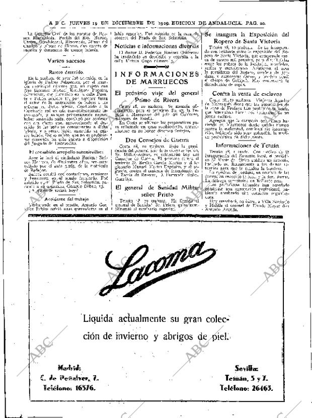 ABC SEVILLA 19-12-1929 página 20