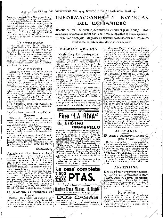 ABC SEVILLA 19-12-1929 página 25