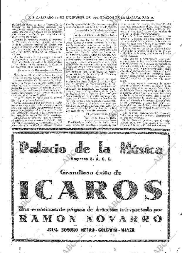 ABC MADRID 21-12-1929 página 28