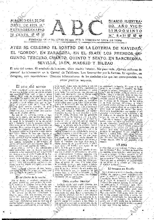 ABC MADRID 22-12-1929 página 23