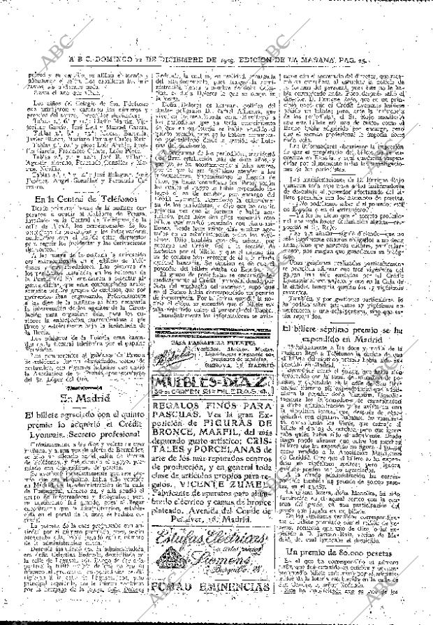 ABC MADRID 22-12-1929 página 25