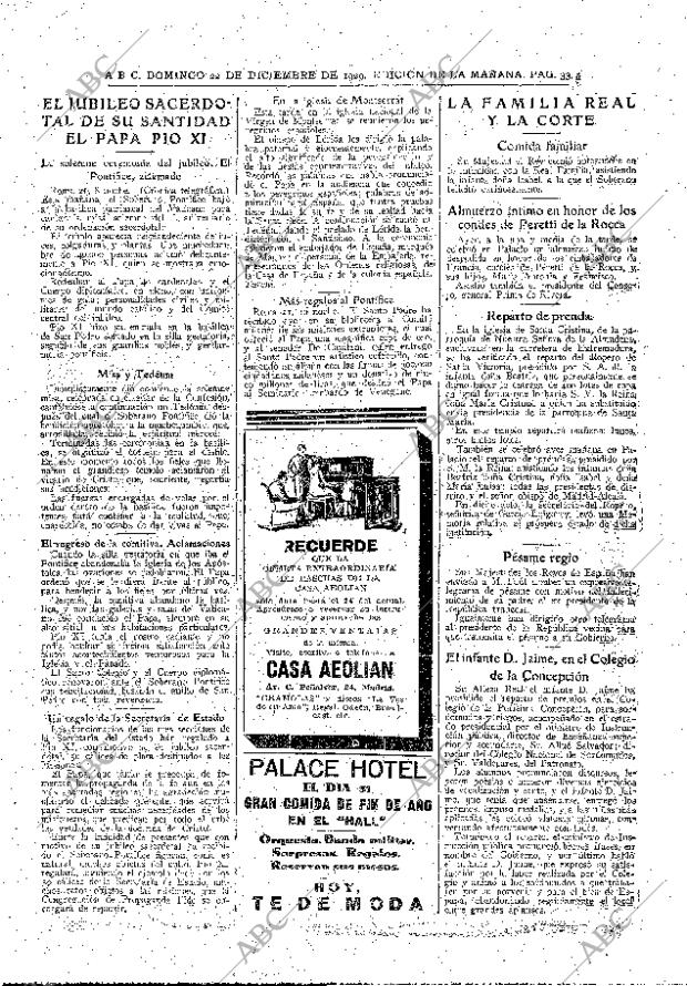 ABC MADRID 22-12-1929 página 33