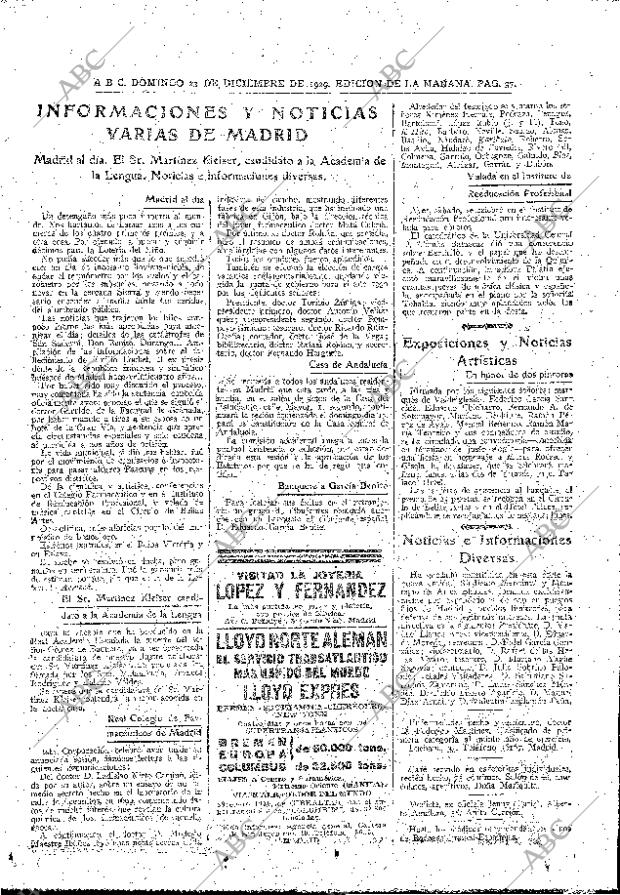 ABC MADRID 22-12-1929 página 37