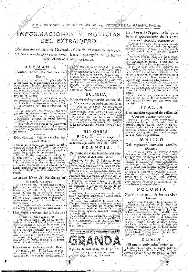 ABC MADRID 22-12-1929 página 39