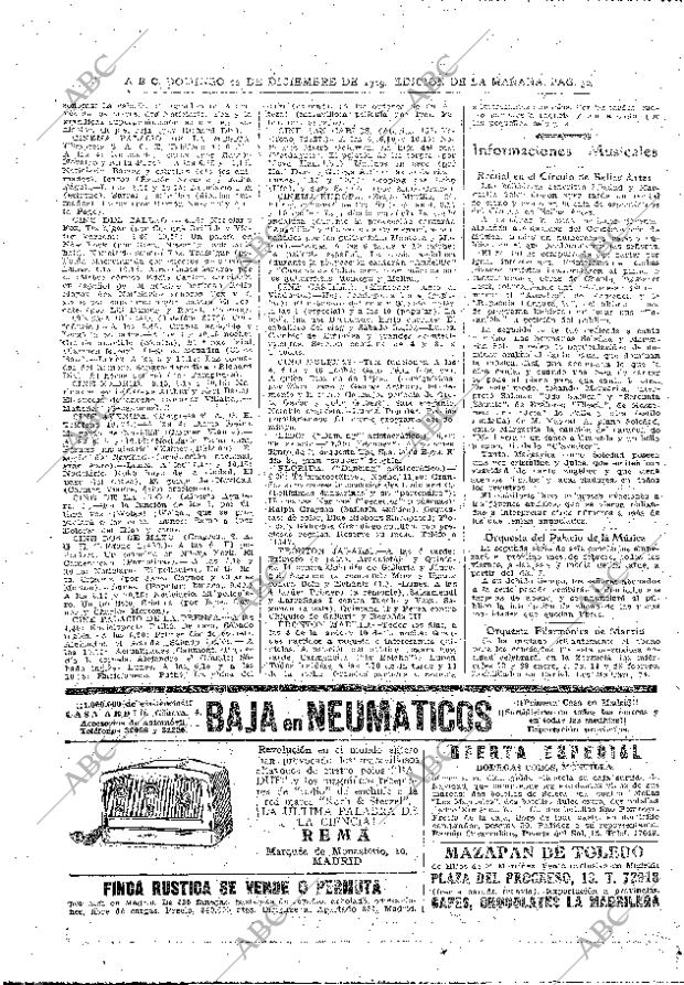 ABC MADRID 22-12-1929 página 50