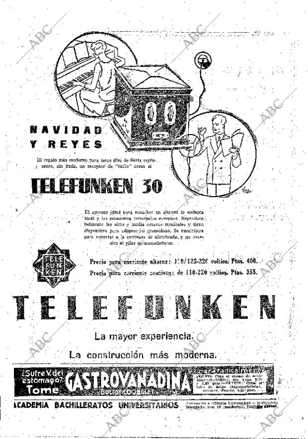 ABC MADRID 22-12-1929 página 63