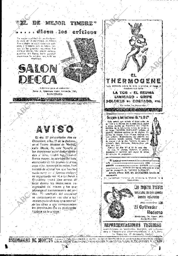 ABC MADRID 22-12-1929 página 69