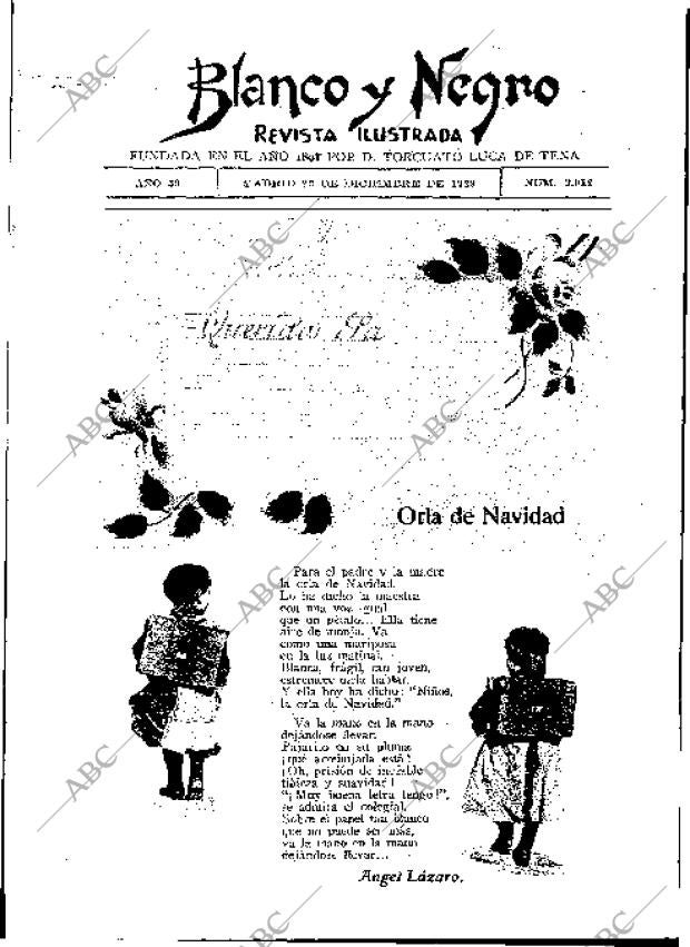 BLANCO Y NEGRO MADRID 22-12-1929 página 3