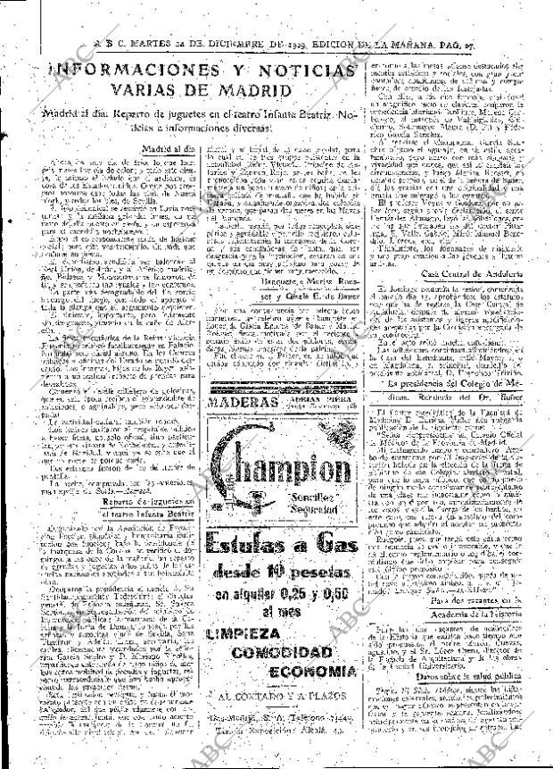 ABC MADRID 24-12-1929 página 27