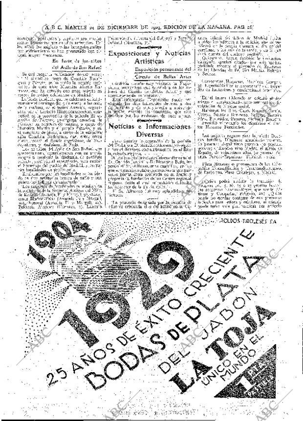 ABC MADRID 24-12-1929 página 28