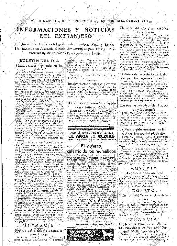 ABC MADRID 24-12-1929 página 35
