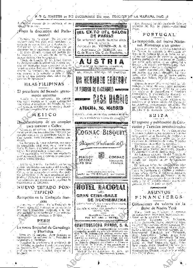 ABC MADRID 24-12-1929 página 38
