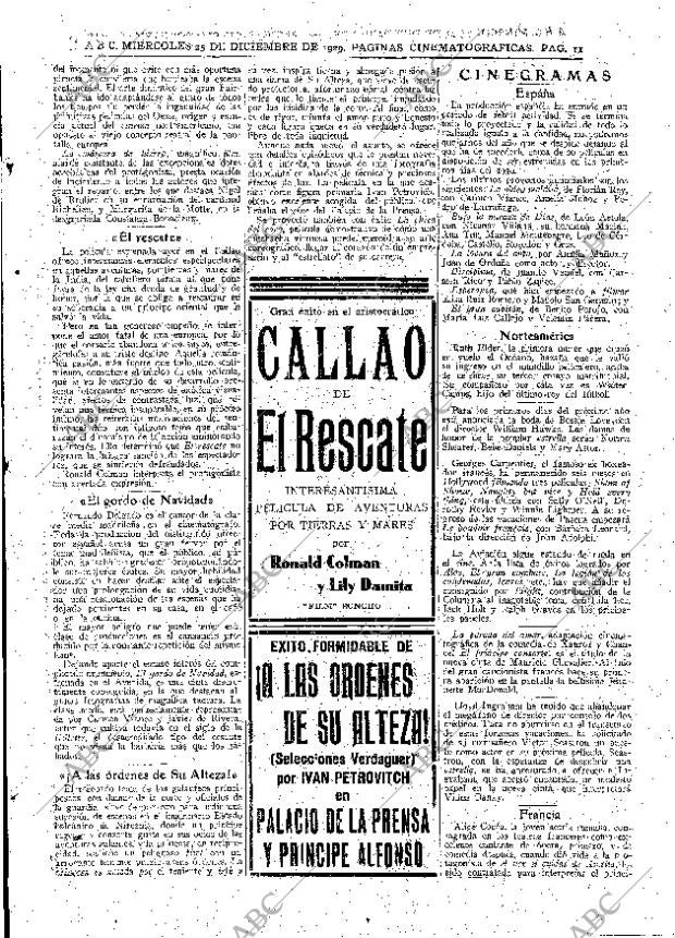 ABC MADRID 25-12-1929 página 11