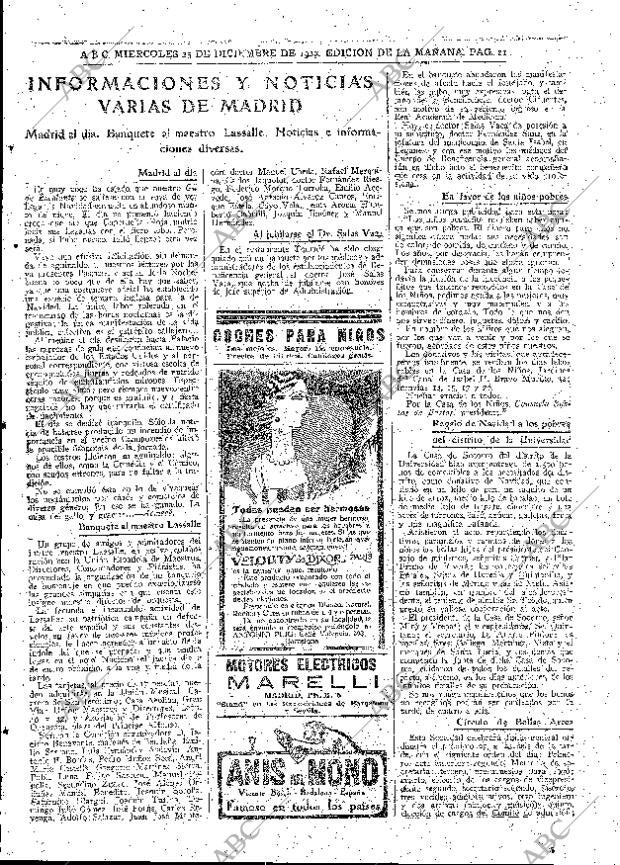 ABC MADRID 25-12-1929 página 21