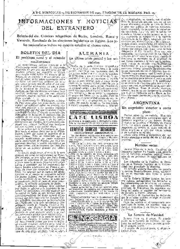 ABC MADRID 25-12-1929 página 25