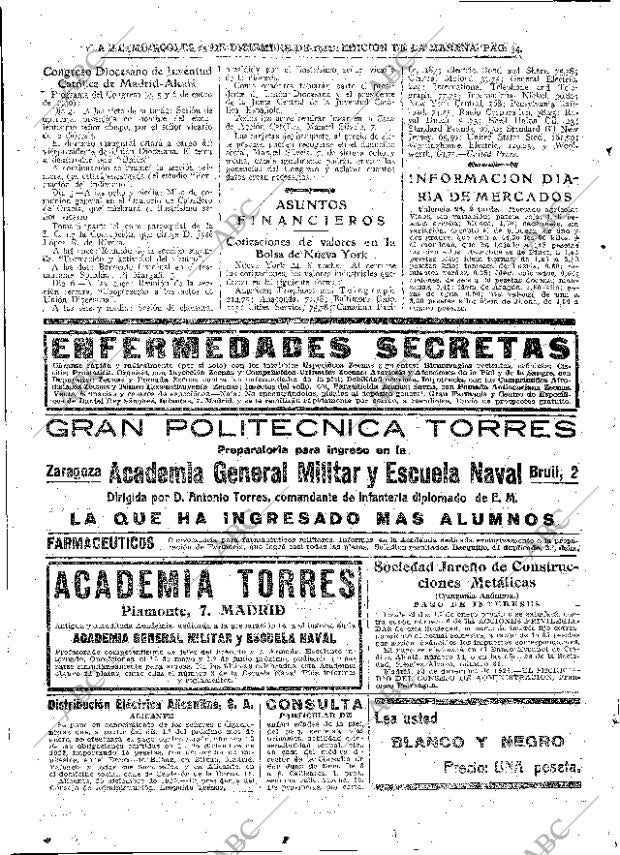 ABC MADRID 25-12-1929 página 34