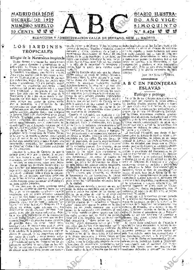 ABC MADRID 26-12-1929 página 3