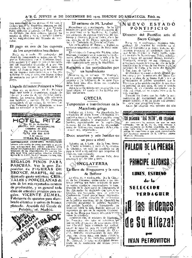 ABC SEVILLA 26-12-1929 página 24