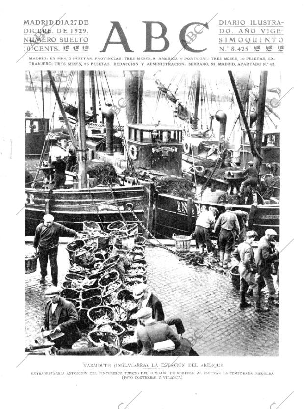 ABC MADRID 27-12-1929 página 1