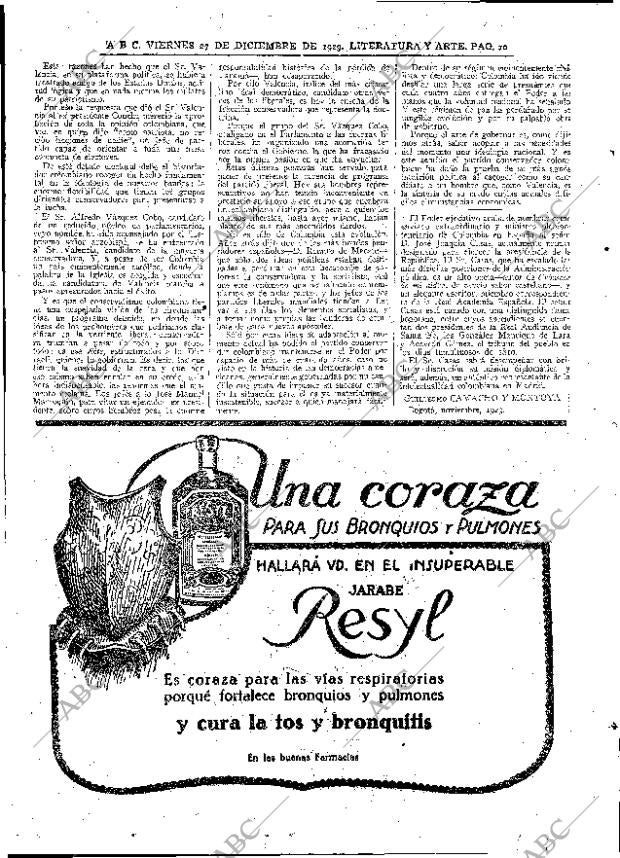 ABC MADRID 27-12-1929 página 10