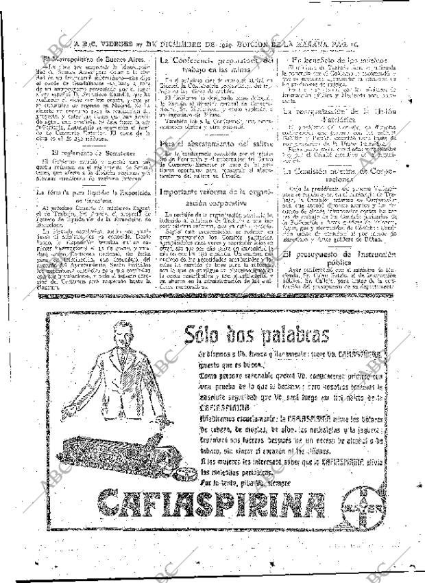 ABC MADRID 27-12-1929 página 16