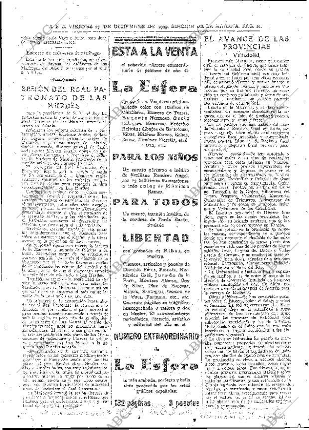 ABC MADRID 27-12-1929 página 18