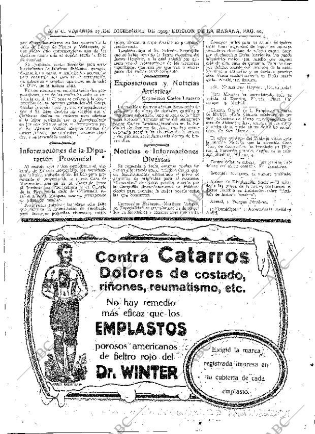 ABC MADRID 27-12-1929 página 20
