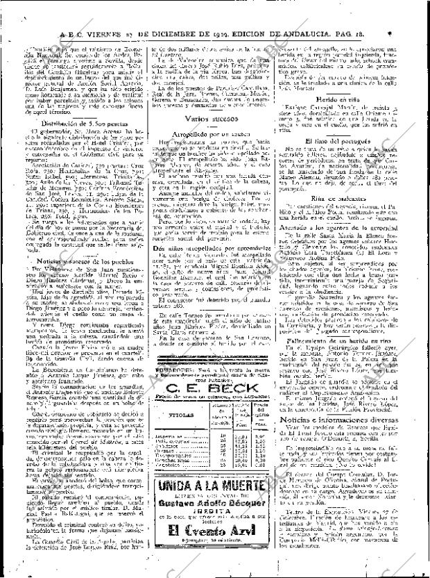 ABC SEVILLA 27-12-1929 página 18