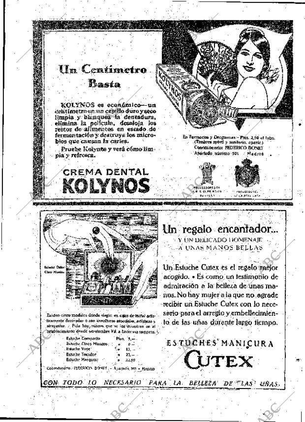 ABC MADRID 28-12-1929 página 2