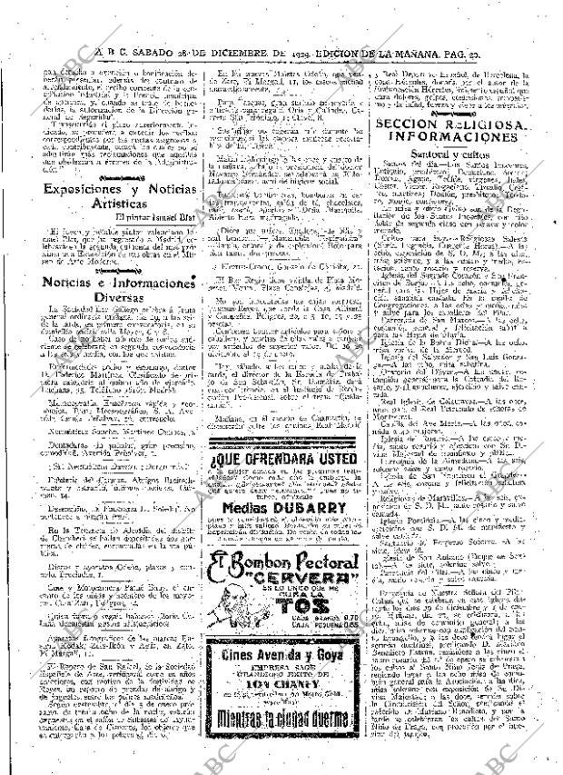 ABC MADRID 28-12-1929 página 20